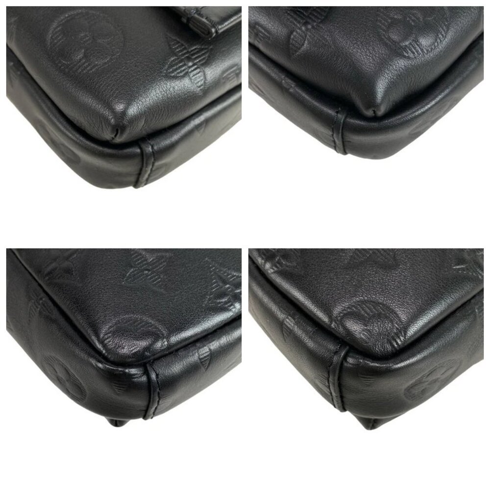 LOUIS VUITTON Double Phone Pouch Black Monogram Shadow -1349-031725 - Picture 6 of 14